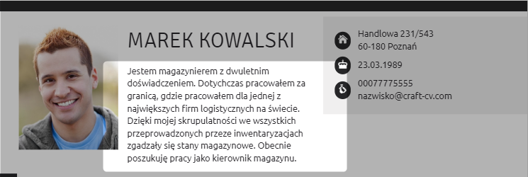 cel zawodowy magazynier