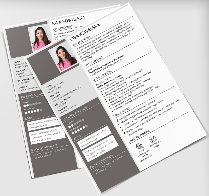 cv dla studenta