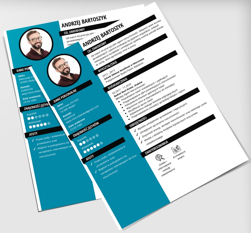 cv dla grafika komputerowego