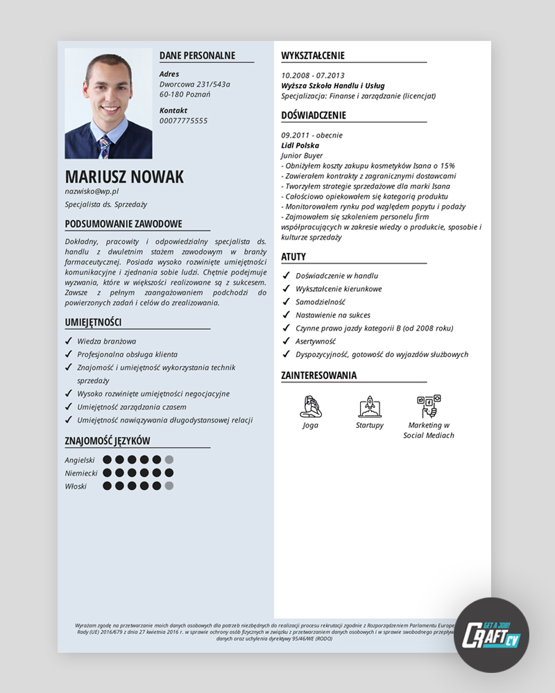 gotowe cv do pobrania
