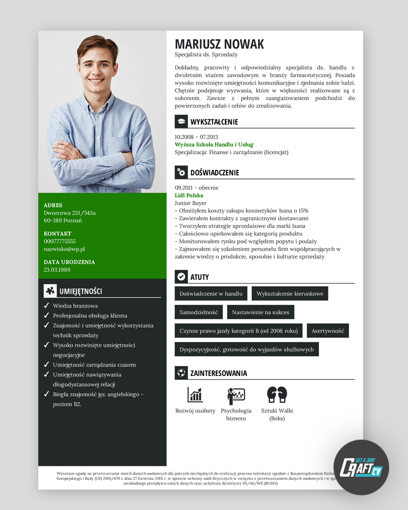 przykladowe cv