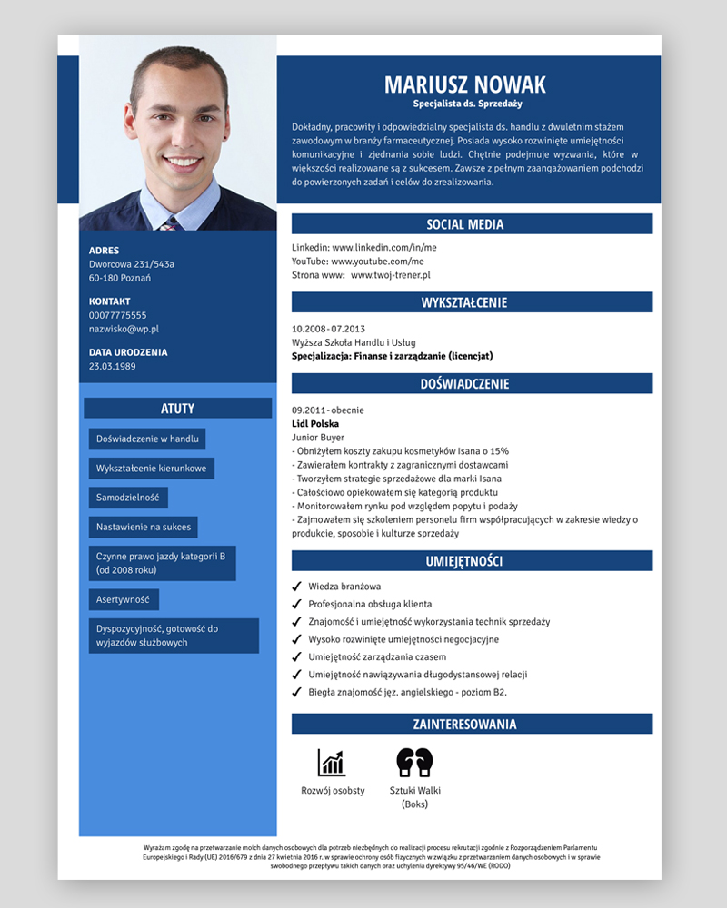 jak napisać cv