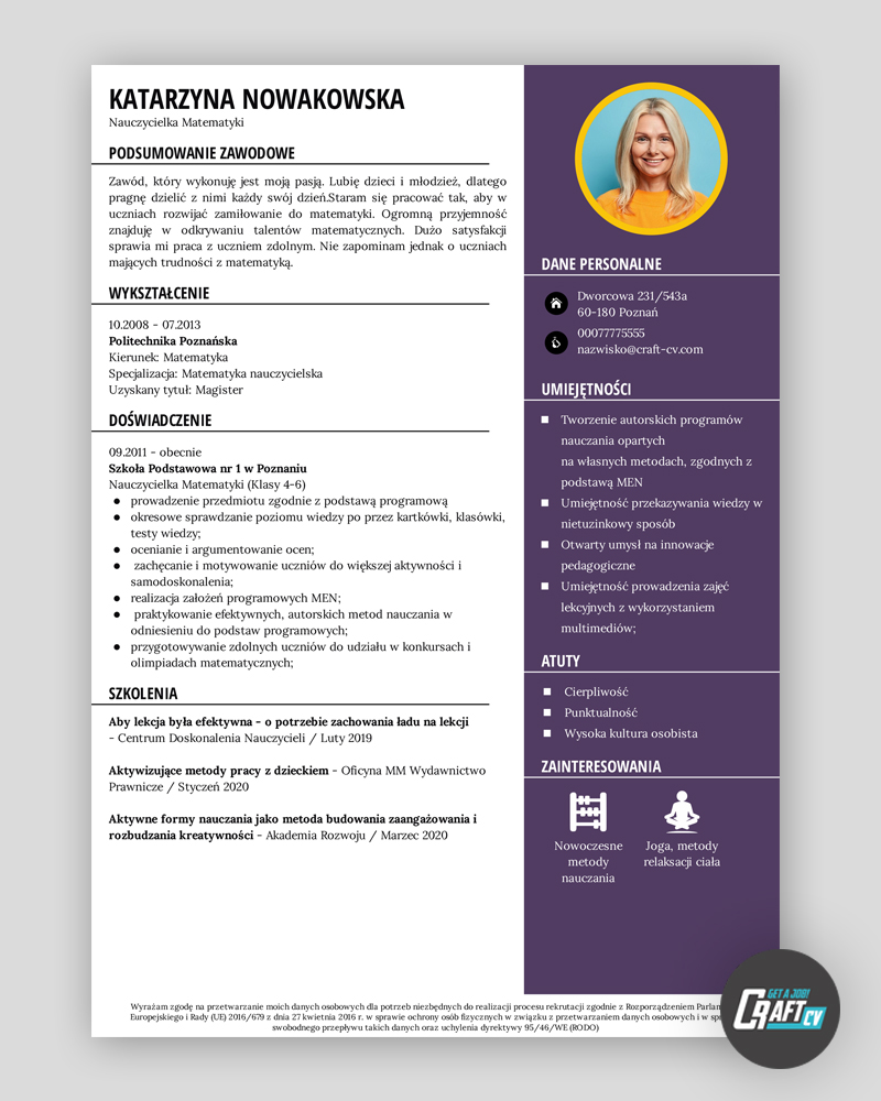 ciekawe cv